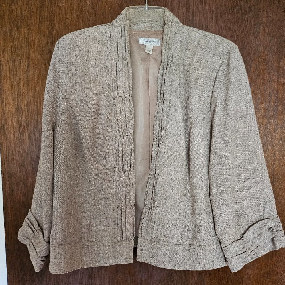 Blazer with pleating design SEE DESCRIPTION